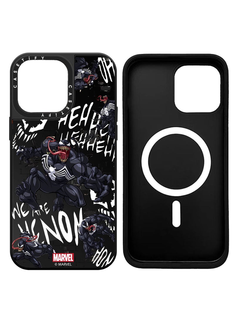 Casetify Magnetic Suction Phone Case for iPhone 14 Plus Venom Protective Cover for iPhone 15 Plus - Image 2