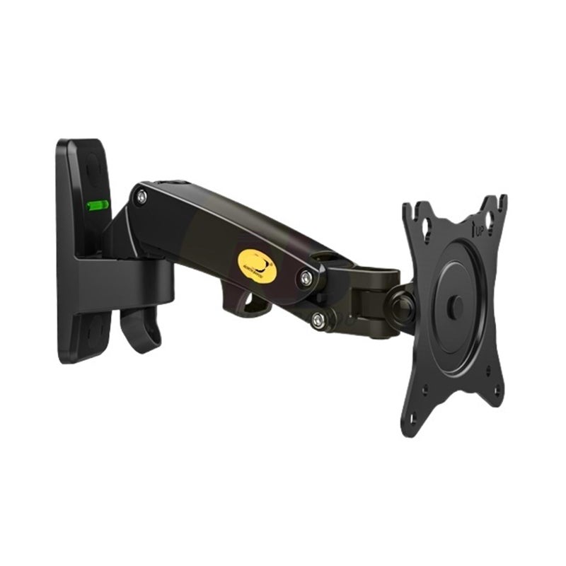 Full Motion TV Wall Mount Gas Spring Arm Bracket 17 To 27 Inch Black Aluminum Stand - Image 3
