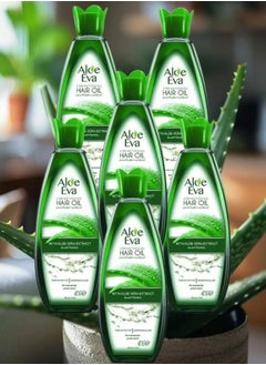 Aloe Eva 6 Pieces Aloe Eva Hair Oil 170ML  - Image 1