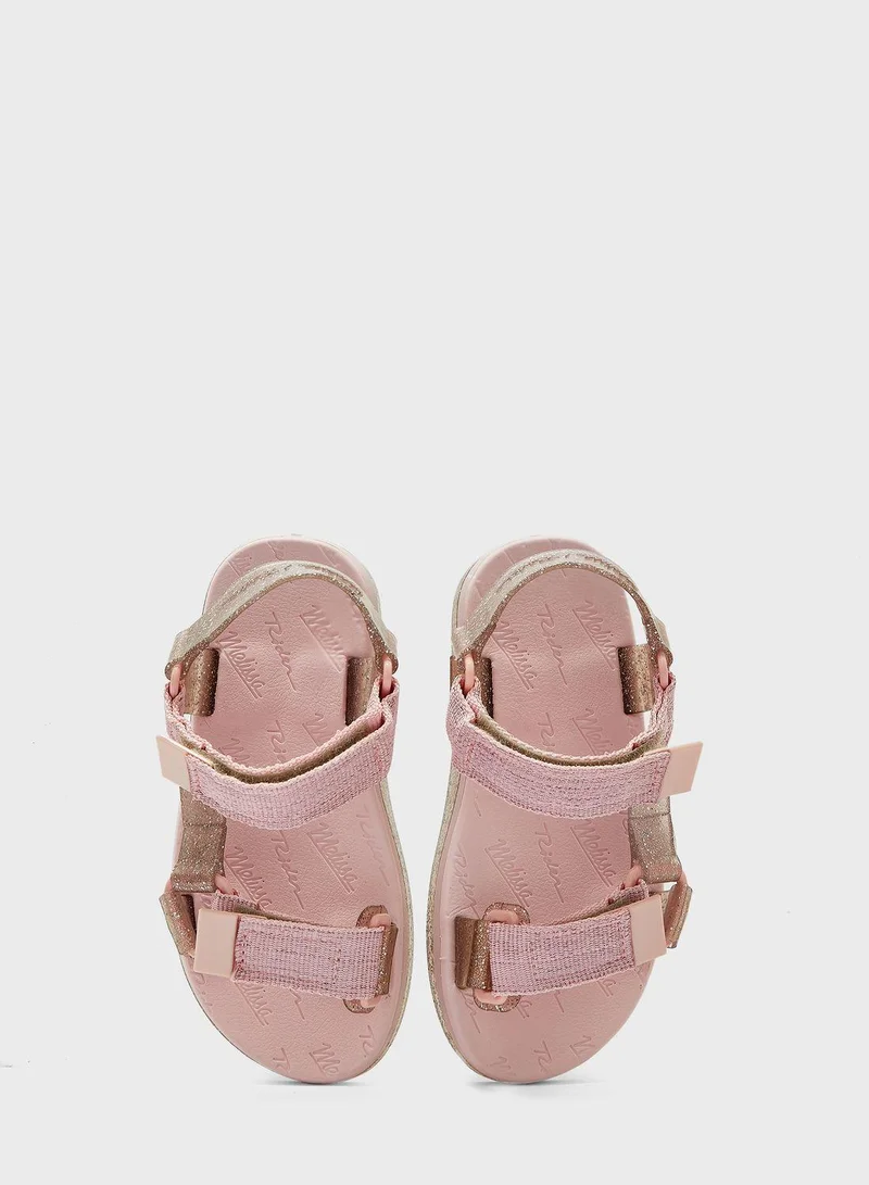 Mini Melissa Kids Glitter Sandals