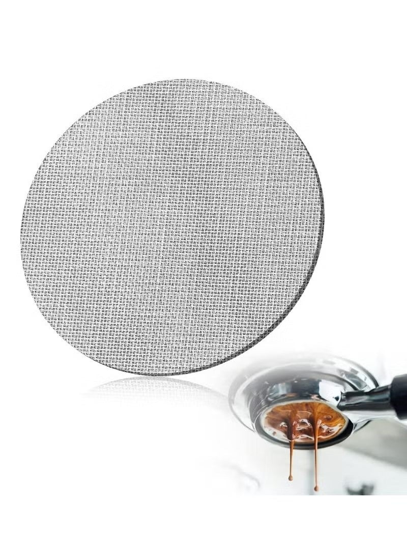 GIOIO 51mm Espresso Puck Screen Stainless Steel Portafilter Filter Mesh Plate for 51mm Basket Daily Use Home Barista Gift