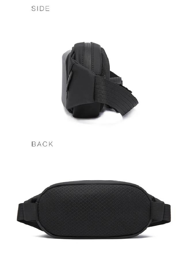 BANGE 7266 Black Shoulder Trendy Casual Bange Crossbody Anti Theft Men Sling Bag - Image 4