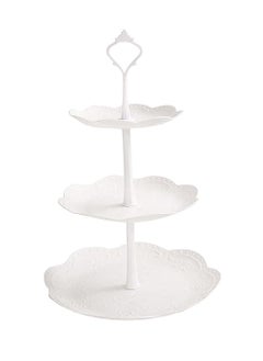Y&D 3 Tier Cupcake Stand Plastic Tiered Serving Dessert Fruit Snack Tower Tray for Wedding Home Birthday Tea Party Baby Shower  - Image 1