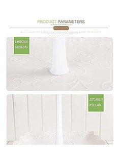 Y&D 3 Tier Cupcake Stand Plastic Tiered Serving Dessert Fruit Snack Tower Tray for Wedding Home Birthday Tea Party Baby Shower  - Image 5