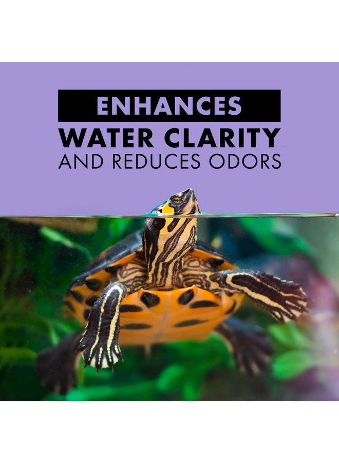 زيلا أعواد السلاحف المائية من Zilla Pet، طبيعية مع إضافة الفيتامينات والمعادن، طعام عائم غني بالعناصر الغذائية للسلاحف، 1 رطل - Image 3