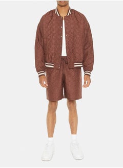 FOREVER 21 Textured Varsity Bomber Jacket  - Image 2