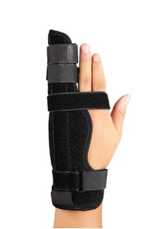 XiuWoo Boxer Finger Splint and pinky Splint Support for Trigger Finger boxer's Fracture Finger Fracture Tendonitis Metacarpal Fracture Sprains Fits Both Left and Right HandM Size  - Image 1