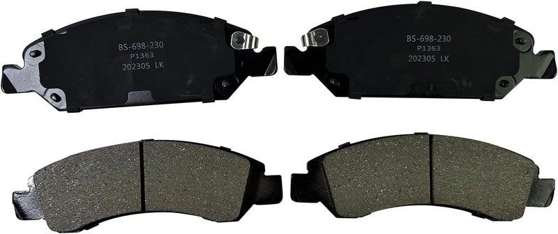 IBESTWOLF Front Ceramic Brake Pads and Rear Brake Shoes for 2008-2013 Chevy Silverado 1500 and GMC Sierra 1500 - Image 2