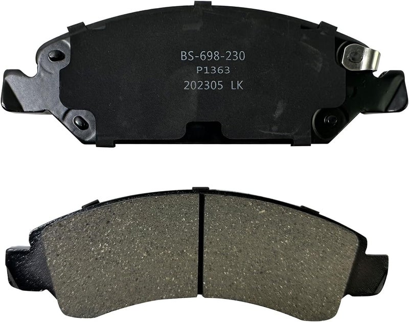 IBESTWOLF Front Ceramic Brake Pads and Rear Brake Shoes for 2008-2013 Chevy Silverado 1500 and GMC Sierra 1500 - Image 4