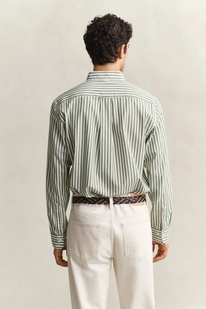 GANT  Regular Classic Poplin Stripe Shirt for Men | Best Price UAE