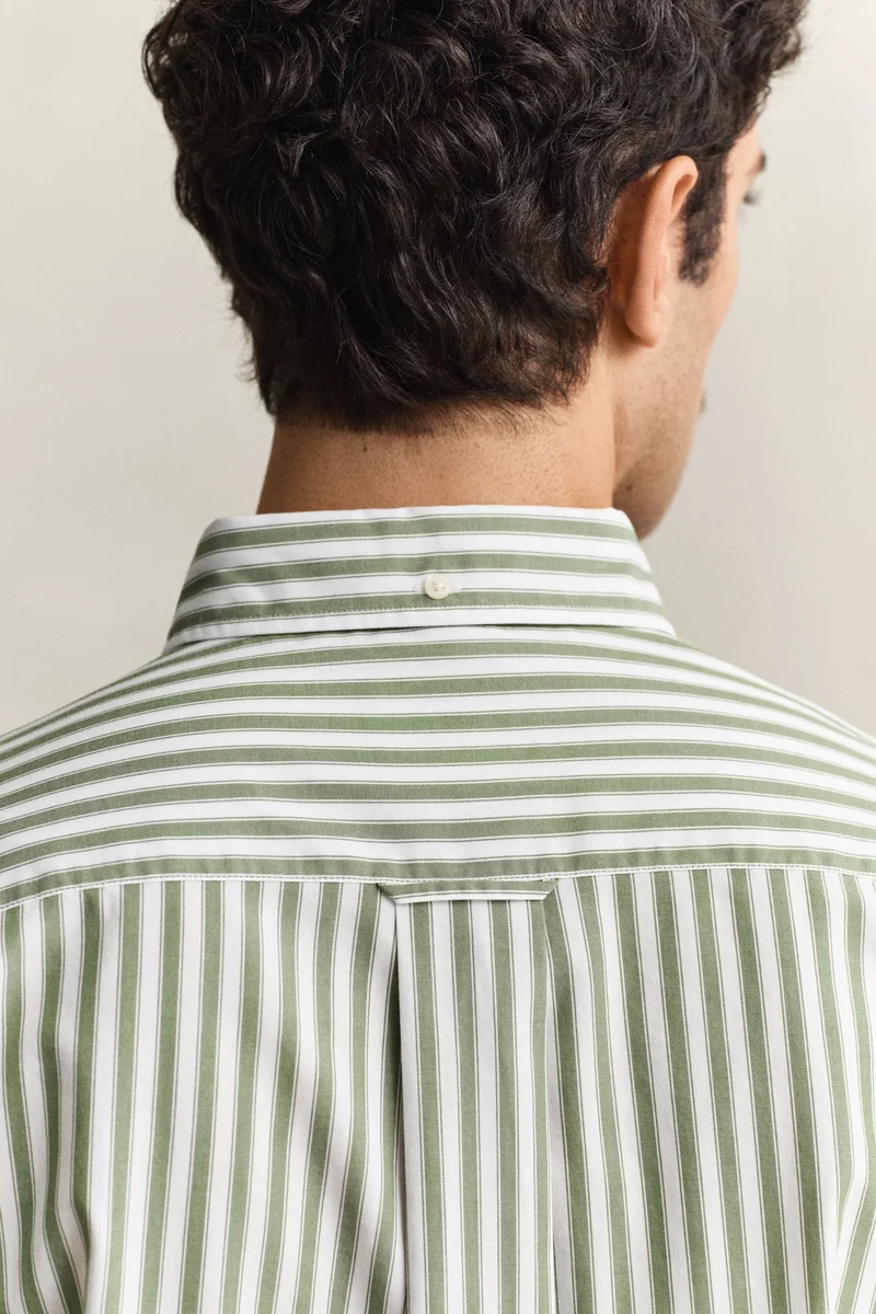 GANT  Regular Classic Poplin Stripe Shirt for Men | Best Price UAE