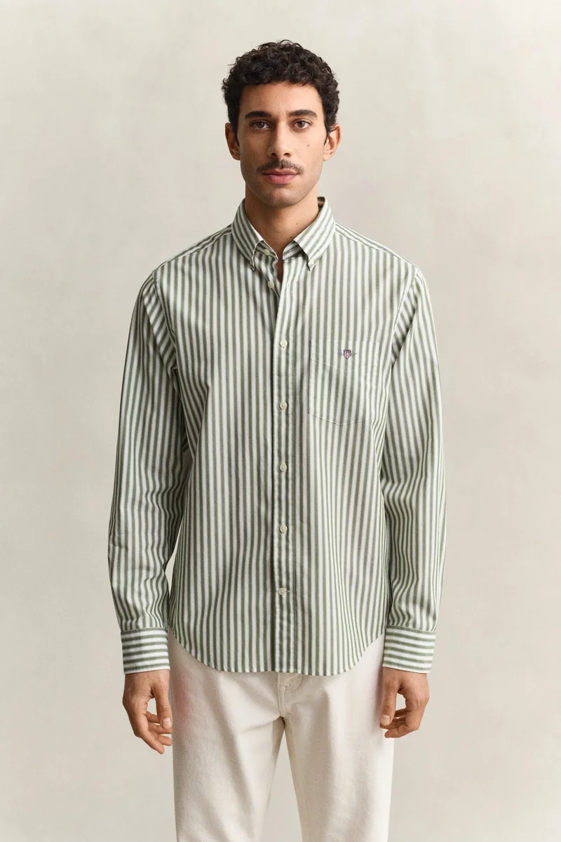 GANT Regular Classic Poplin Stripe Shirt