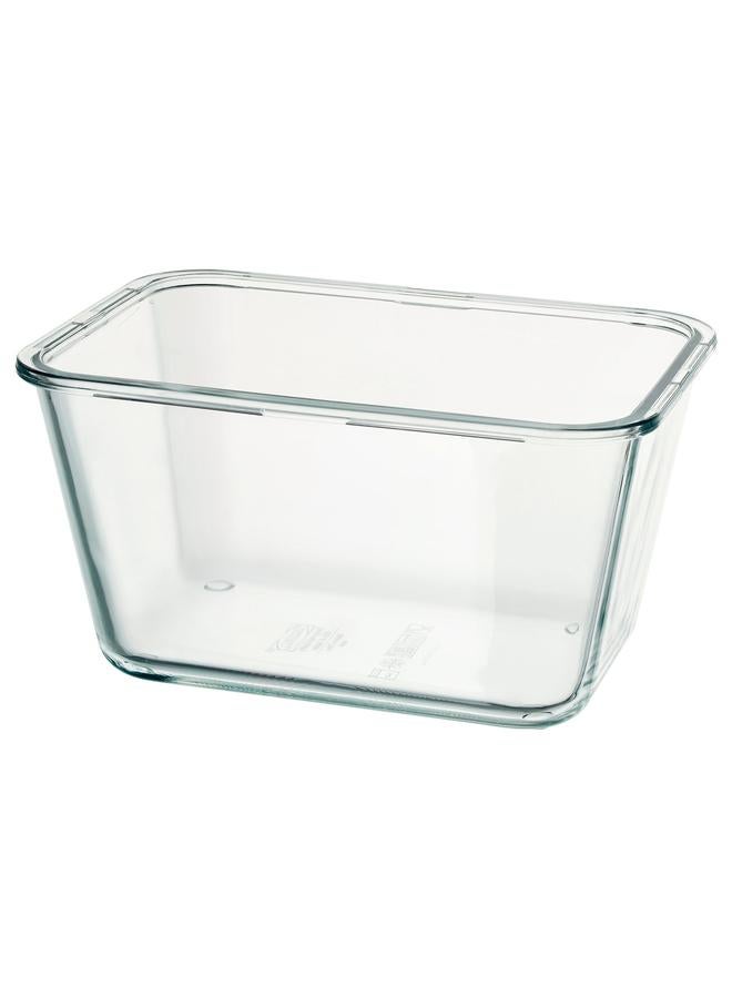 زبون علبة طعام مستطيلة/زجاجية، 1.8 لتر - Image 1