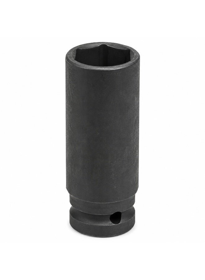 22mm Deep Impact Socket, 1/2 Inch Drive, Long Cr-Mo Steel Socket for Impact Wrench, Ratchet, Auto Repair, Garage & Workshop - Image 1