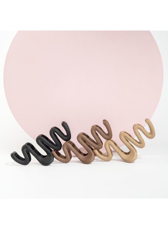 Brushworks Wave Claw Clips x3 - Image 3