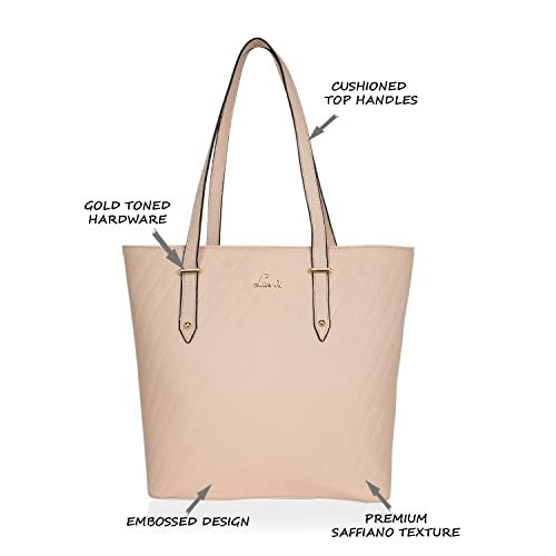 Lavie Yalta Women's Handbag (Pink) YALTA LG VT TOTE - Image 3