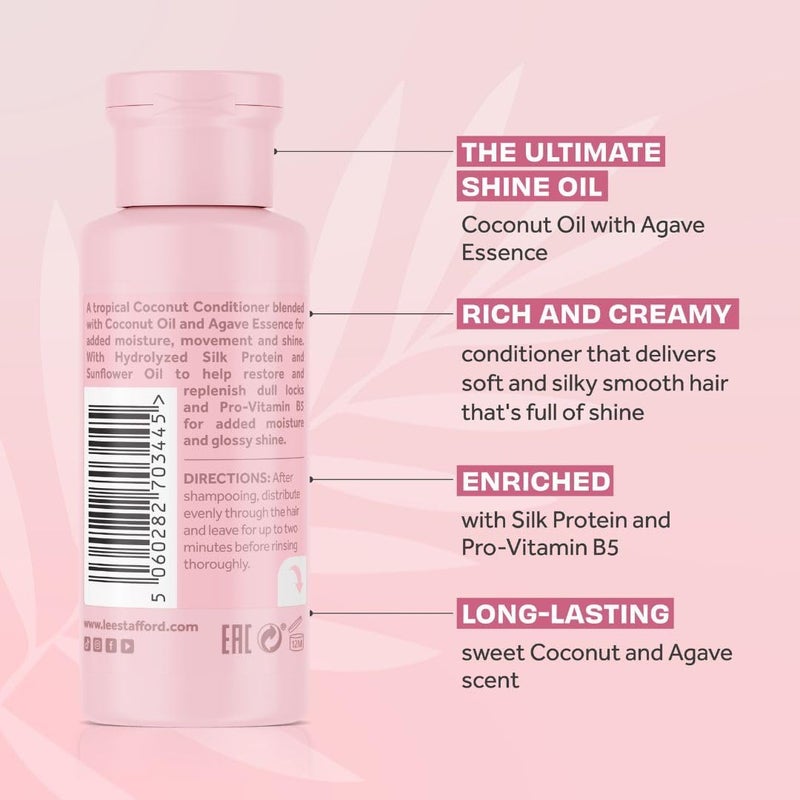 Coco Loco & Agave Shine Conditioner 50ml For Hairs, white - Image 2