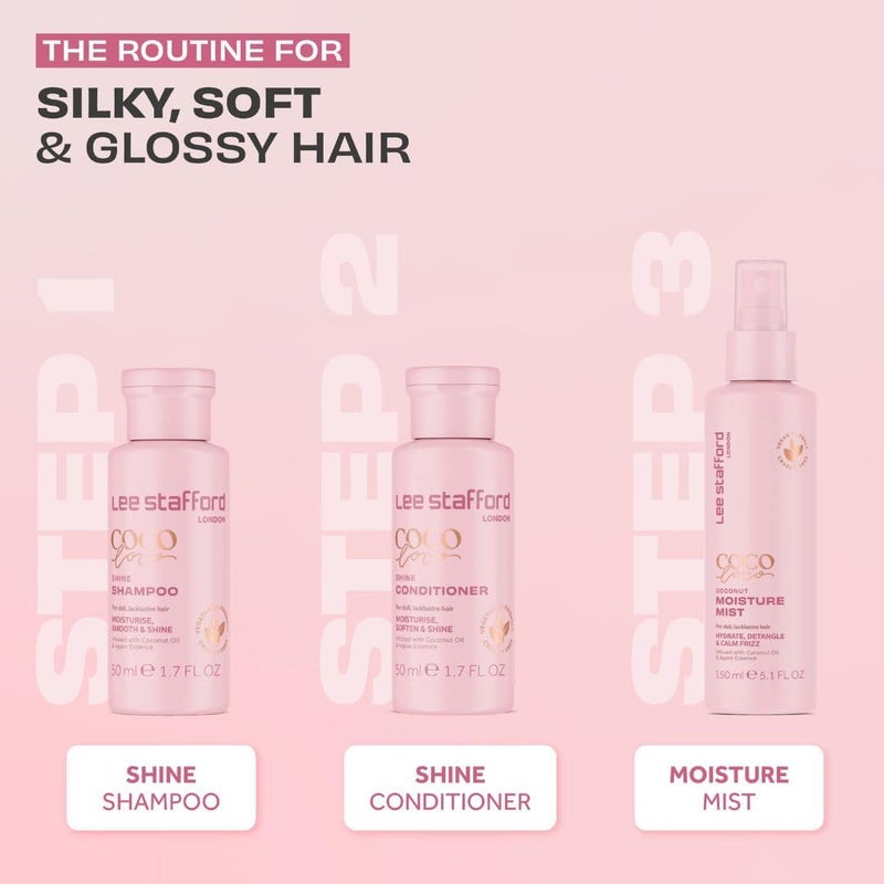 Coco Loco & Agave Shine Conditioner 50ml For Hairs, white - Image 3
