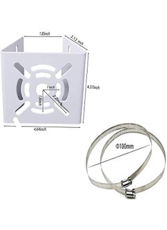 TUNC TUNC Mount Camera Loop Bracket for CCTV Security Camera Indoor Outdoor Universal Compatible in White Color  - Image 5