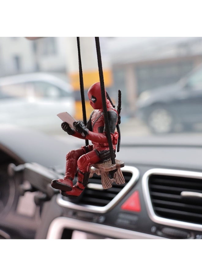 ماكدو مسبار خلفي للسيارة بتصميم كرتوني لشخصية ديبيدول كتبت ديكور داخلي لسيارة - Image 4