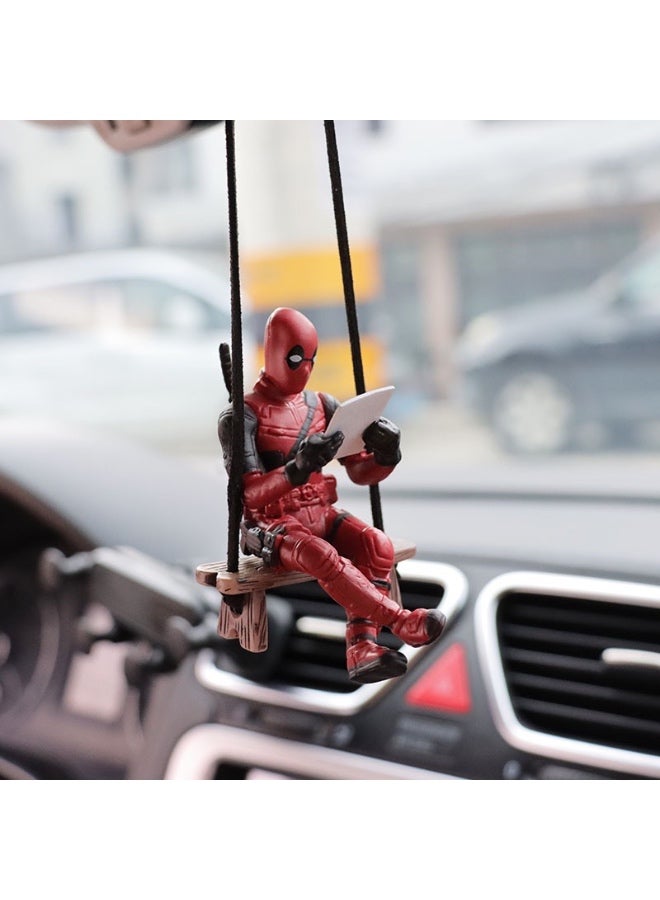 ماكدو مسبار خلفي للسيارة بتصميم كرتوني لشخصية ديبيدول كتبت ديكور داخلي لسيارة - Image 5