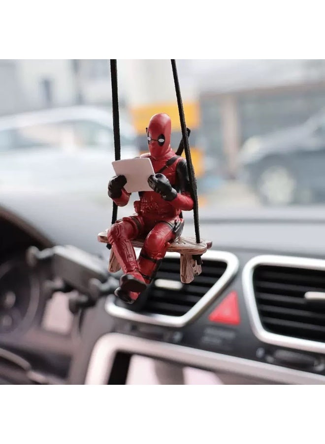 ماكدو مسبار خلفي للسيارة بتصميم كرتوني لشخصية ديبيدول كتبت ديكور داخلي لسيارة - Image 2