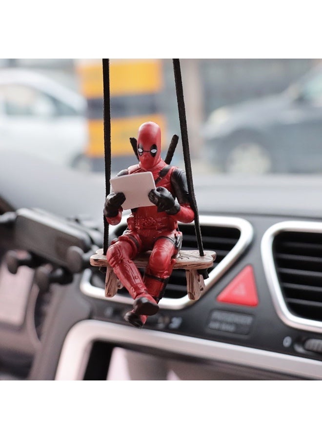 ماكدو مسبار خلفي للسيارة بتصميم كرتوني لشخصية ديبيدول كتبت ديكور داخلي لسيارة - Image 3