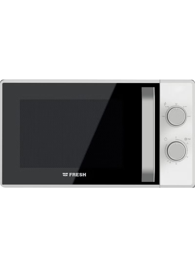 فريش ميكروويف ميكانيكي من فريش، سعة 25 لتر، سولو، فضي - موديل FMW-25MC-SW