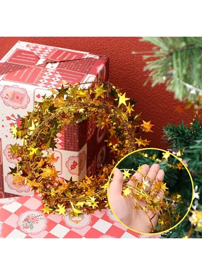 Three Pack Decorative Iron Wire Vine Garland 750cm for Christmas Yard - Image 5
