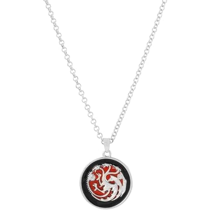 rayihni Dragons On The Wall- Game Of Thrones 100% Stainless Steel Pendant For Boys And Men (Ycfjpd-806Gotrd) - Image 1