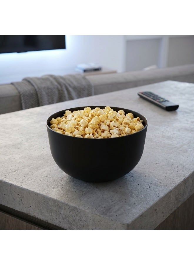EasyGO Easy-Go Set of Reusable Plastic Bowls 1.1L (3 Bowls) BPA Free PP – Microwave, Freezer & Dishwasher Safe - Space Grey - Image 1