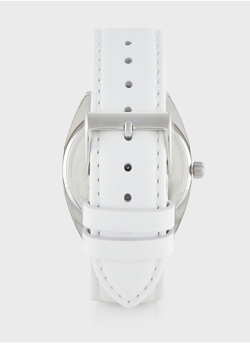 GUESS - Delilah Leather Strap Analog Watch - Image 1