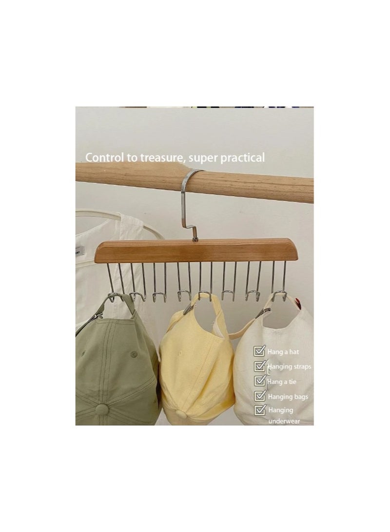 2 pcs Household Multi-function Hook Drying Socks Hangers Student Dormitories Multi-clip Trouser Clips Organization Clothes Hanger - Image 2