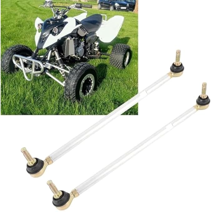 Luocute 2 Sets Steering Tie Rod Kit Automotive Replacement Tie Rod Ends With Ends Alloy Steel Improve Riding Stability Replacement For 500 20032006 - Image 5
