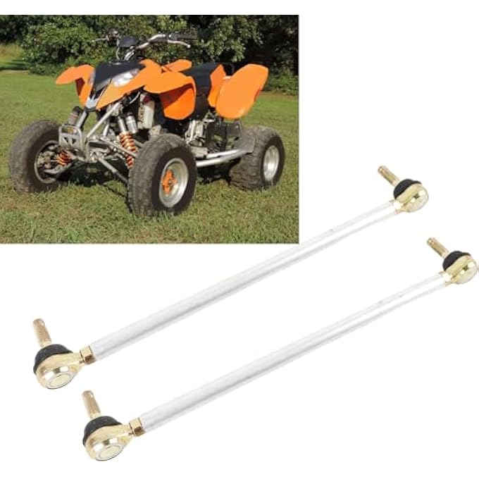 Luocute 2 Sets Steering Tie Rod Kit Automotive Replacement Tie Rod Ends With Ends Alloy Steel Improve Riding Stability Replacement For 500 20032006 - Image 4