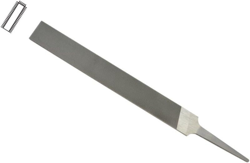 Grobet Hand File, Flat Hand File, Cut 2, 6 Inches | FIL-040.20