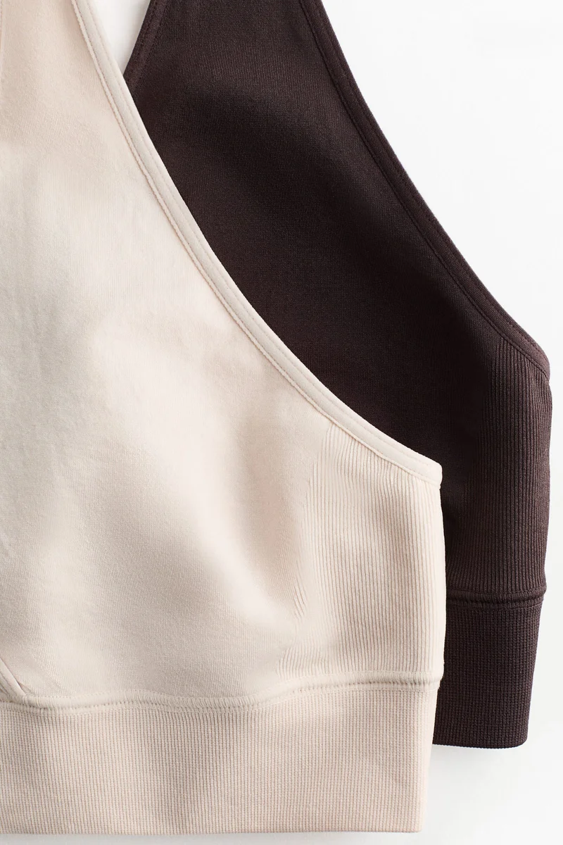 H&M  MAMA 2-pack seamless nursing bras for Women | Best Price UAE