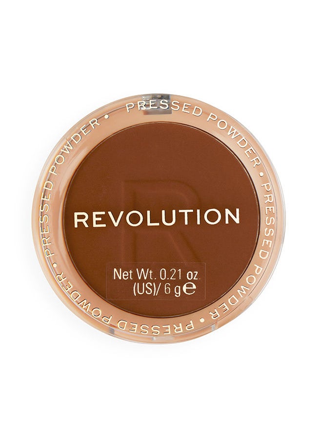 REVOLUTION - بودرة مضغوطة معاد تحميلها من ميك اب ريفولوشن كستنائي - Image 1