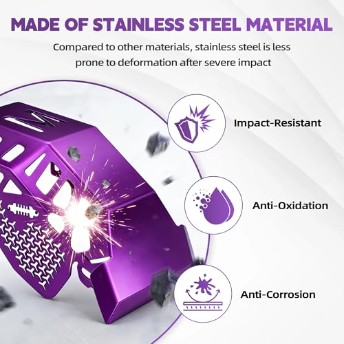 BAOUFF Skid Plate for Surron Light Bee,Dirt Bike Engine Chassis Protection Bash Guard for Surron Light Bee X and S/LBX/LBS-Purple - Image 4