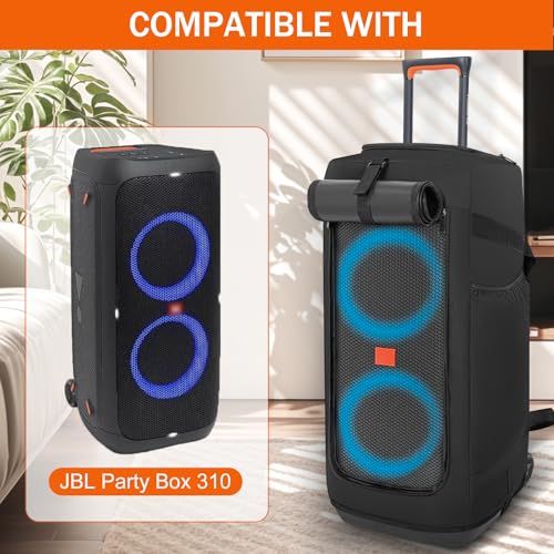 OUUTMEE Speaker Carry Cover Compatible with JBL Party Box 310 Portable Speaker Travel Bag - Image 2