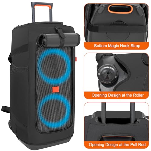 OUUTMEE Speaker Carry Cover Compatible with JBL Party Box 310 Portable Speaker Travel Bag - Image 4