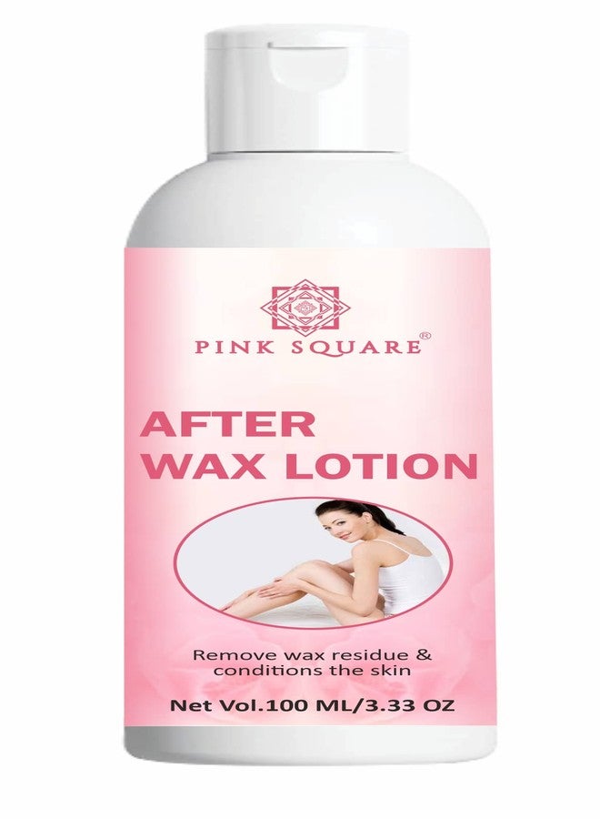 Pink Square After Waxing Lotion for Men and Women (Pack of 1, Each 100 ml)|After Wax Lotion for After Waxing, Moisturizing and Soothing for Skin After Wax Gel for Skin Repair Gel for After Wax| - Image 1