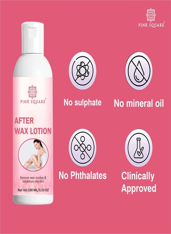Pink Square After Waxing Lotion for Men and Women (Pack of 1, Each 100 ml)|After Wax Lotion for After Waxing, Moisturizing and Soothing for Skin After Wax Gel for Skin Repair Gel for After Wax| - Image 5