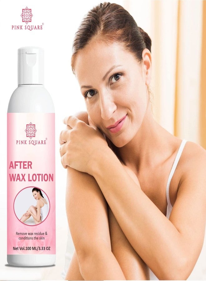 Pink Square After Waxing Lotion for Men and Women (Pack of 1, Each 100 ml)|After Wax Lotion for After Waxing, Moisturizing and Soothing for Skin After Wax Gel for Skin Repair Gel for After Wax| - Image 3