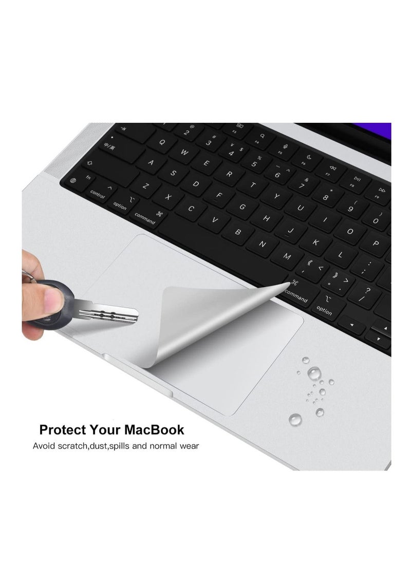 Generic Palm Rest Protector Skin Cover for 2022/2024 M2/M3 Chip MacBook Air 13" A2681/A3113 ,Trackpad Protective Skin Cover for MacBook Air M2 13.6 inch, Silver  - Image 2
