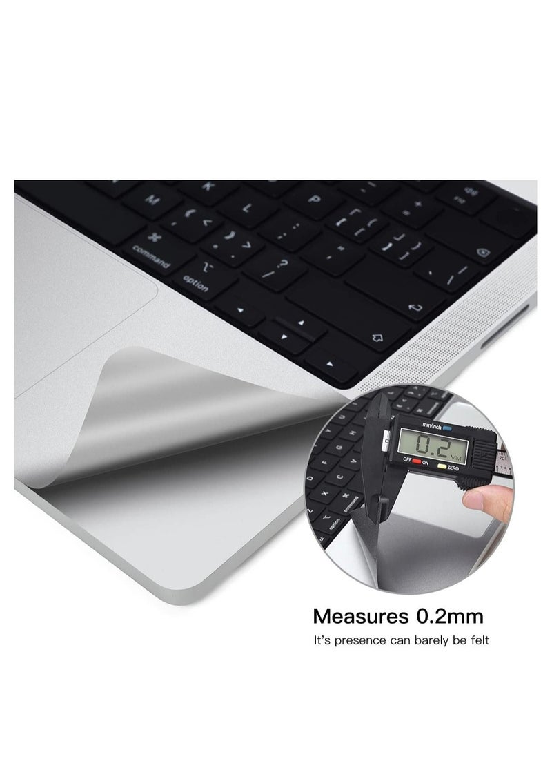 Generic Palm Rest Protector Skin Cover for 2022/2024 M2/M3 Chip MacBook Air 13" A2681/A3113 ,Trackpad Protective Skin Cover for MacBook Air M2 13.6 inch, Silver  - Image 5