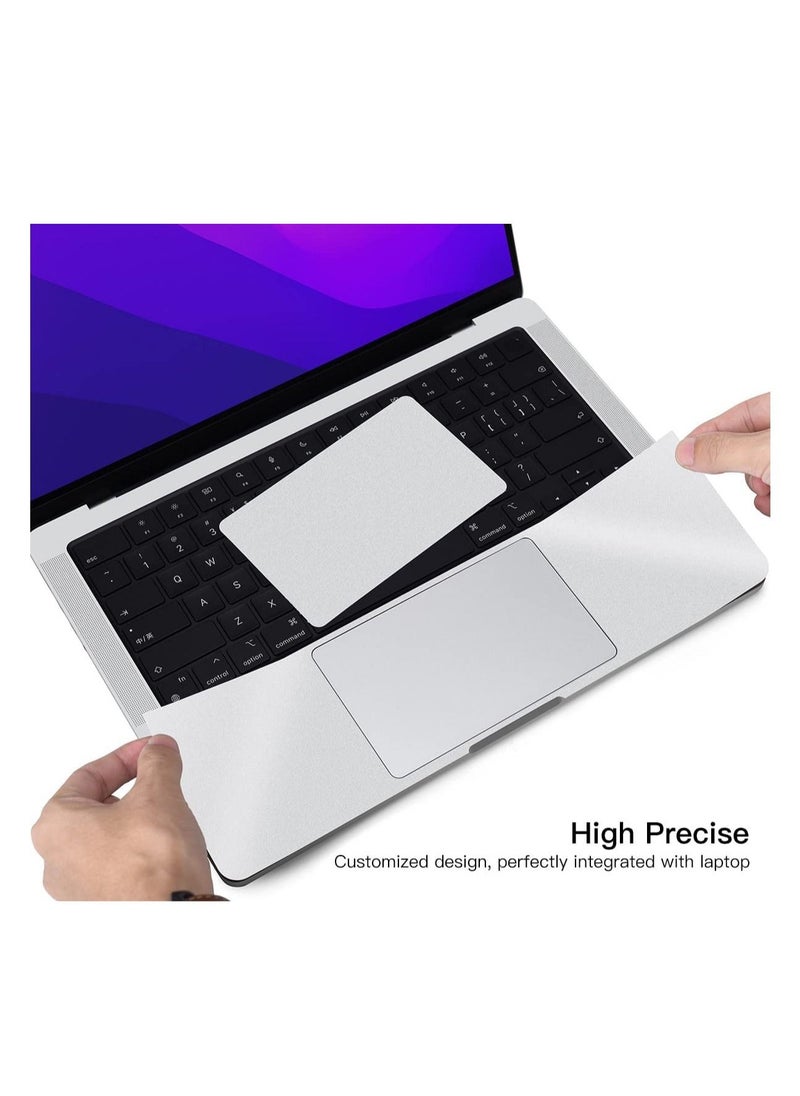 Generic Palm Rest Protector Skin Cover for 2022/2024 M2/M3 Chip MacBook Air 13" A2681/A3113 ,Trackpad Protective Skin Cover for MacBook Air M2 13.6 inch, Silver  - Image 1