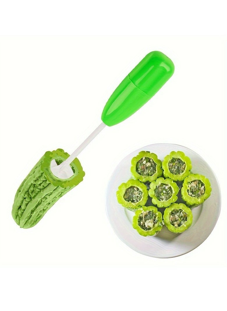 Generic - 4-In-1 Multifunctional Fruit & Vegetable Corer Set - Easy Core Removal Tool For Apples, Pears, Potatoes, And More - Durable Plastic Kitchen Gadget,Veggie Carver Set - Image 1