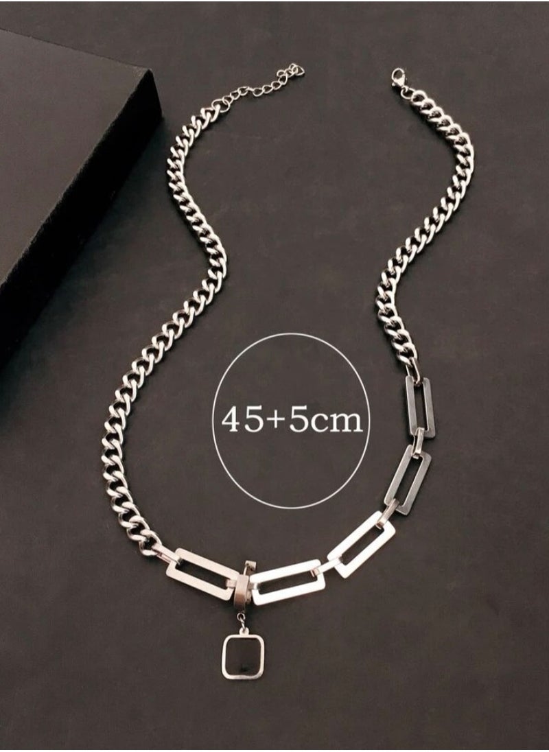 JewelryLand Elegant Stainless Steel Necklace For Men  - Image 4
