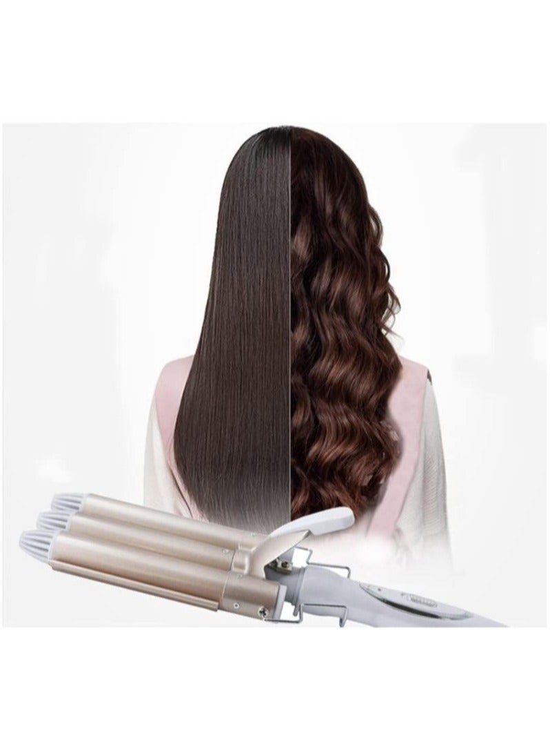 ELTRAZONE Professional Hair Tools Curling Iron Ceramic Triple Barrel Hair Styler Hair Waver Styling Tools Hair Curlers Electric Curling - Image 5